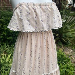 Vintage 1970s prairie dress trivia of Hollywood